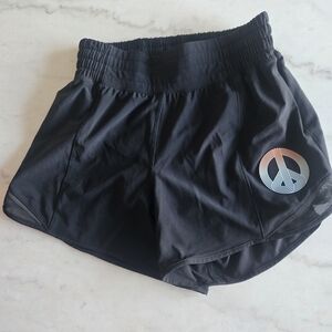 Lululemon Black Women's Shorts with Logo